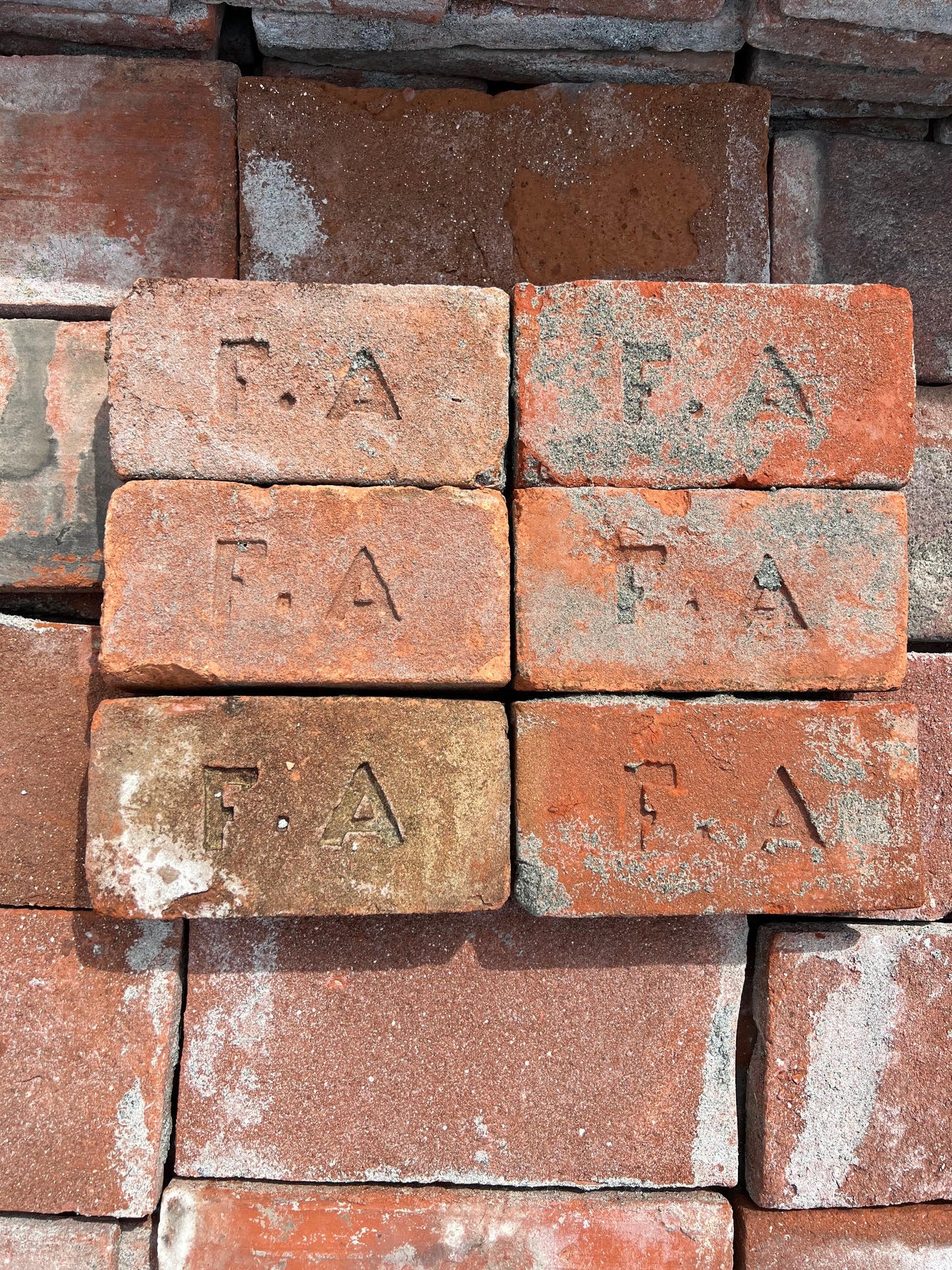 Reclaimed F.A. Bricks