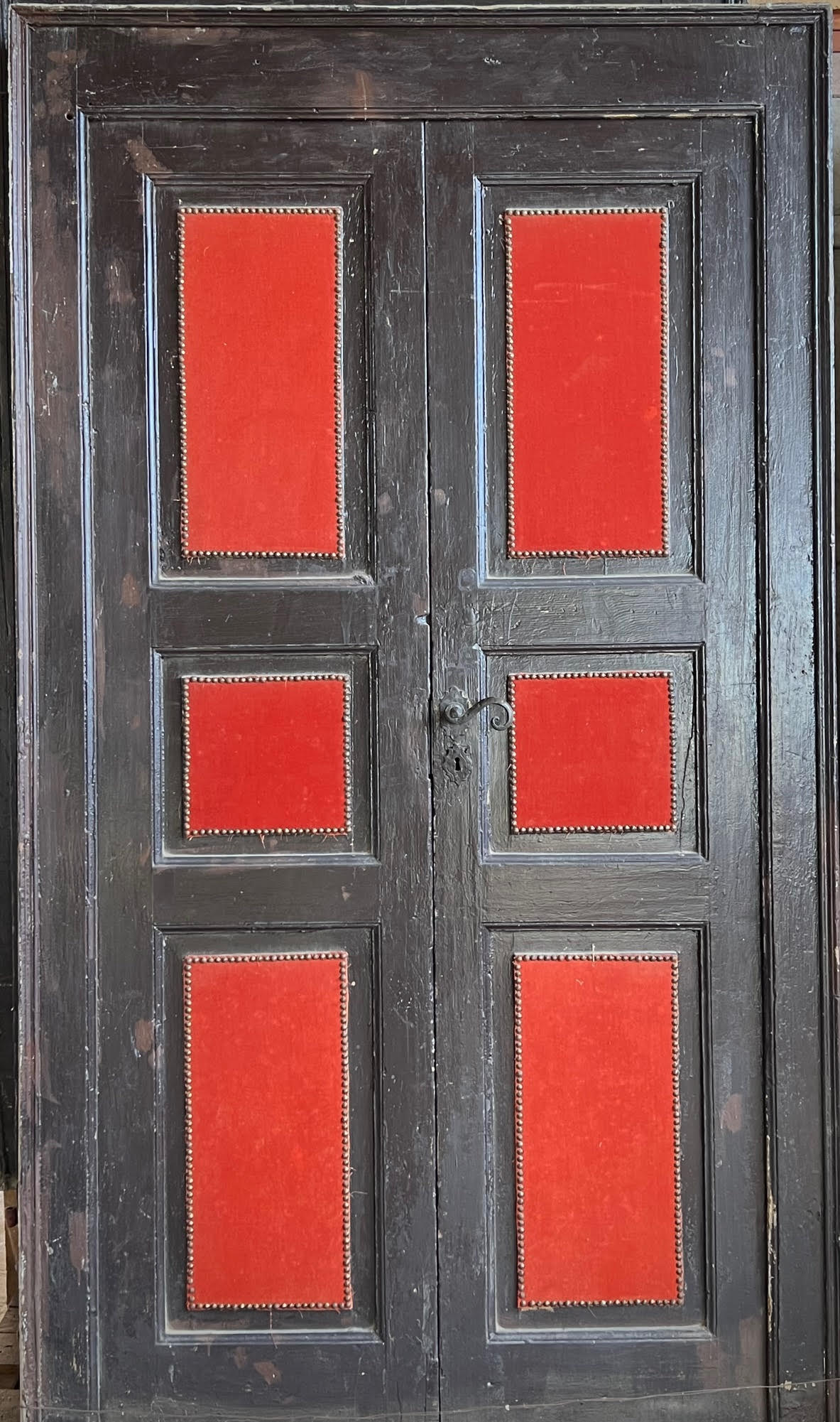 Reclaimed Doors Fitted with Fabric