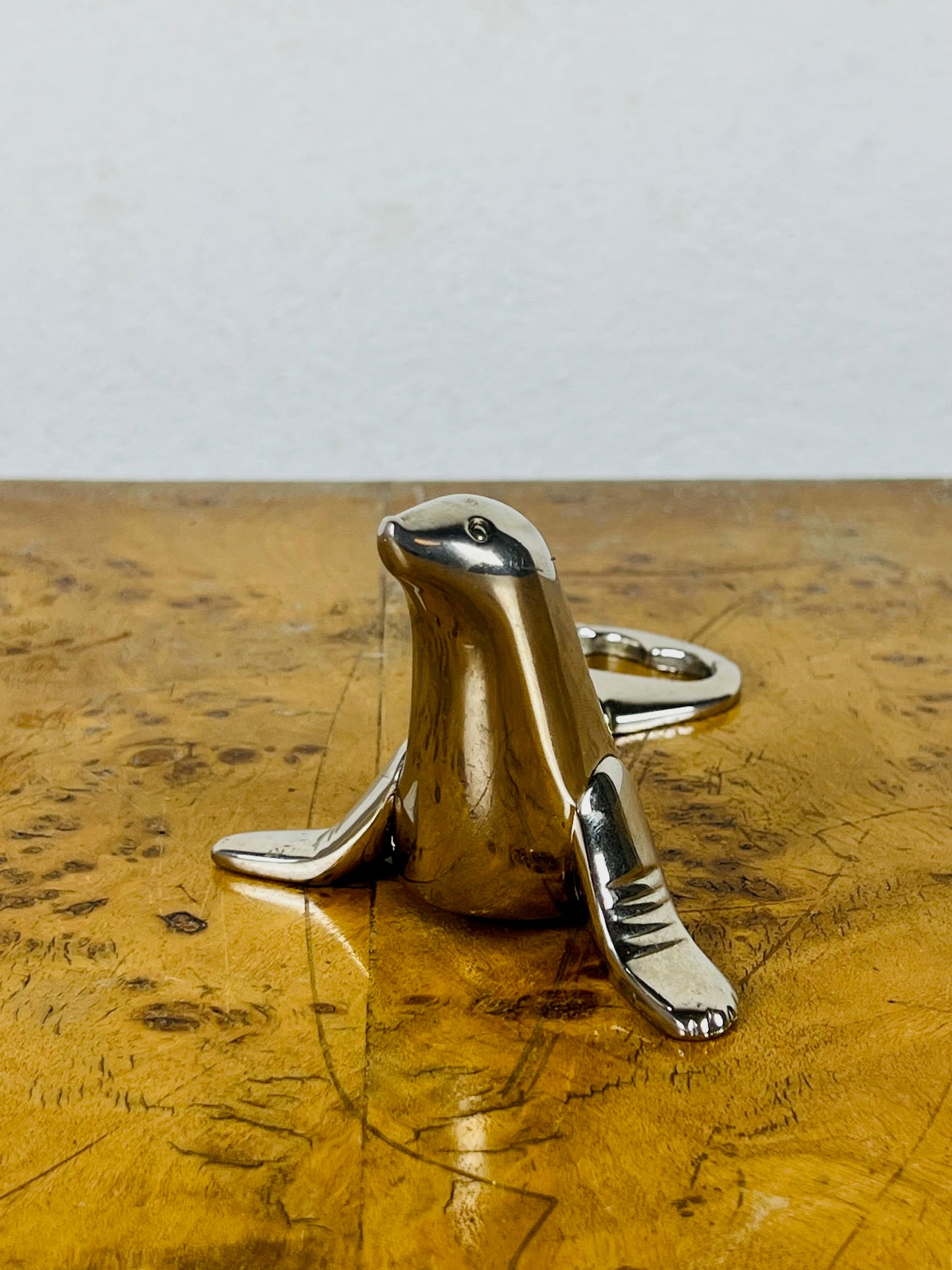 Silver-plated Seal Bottle Opener