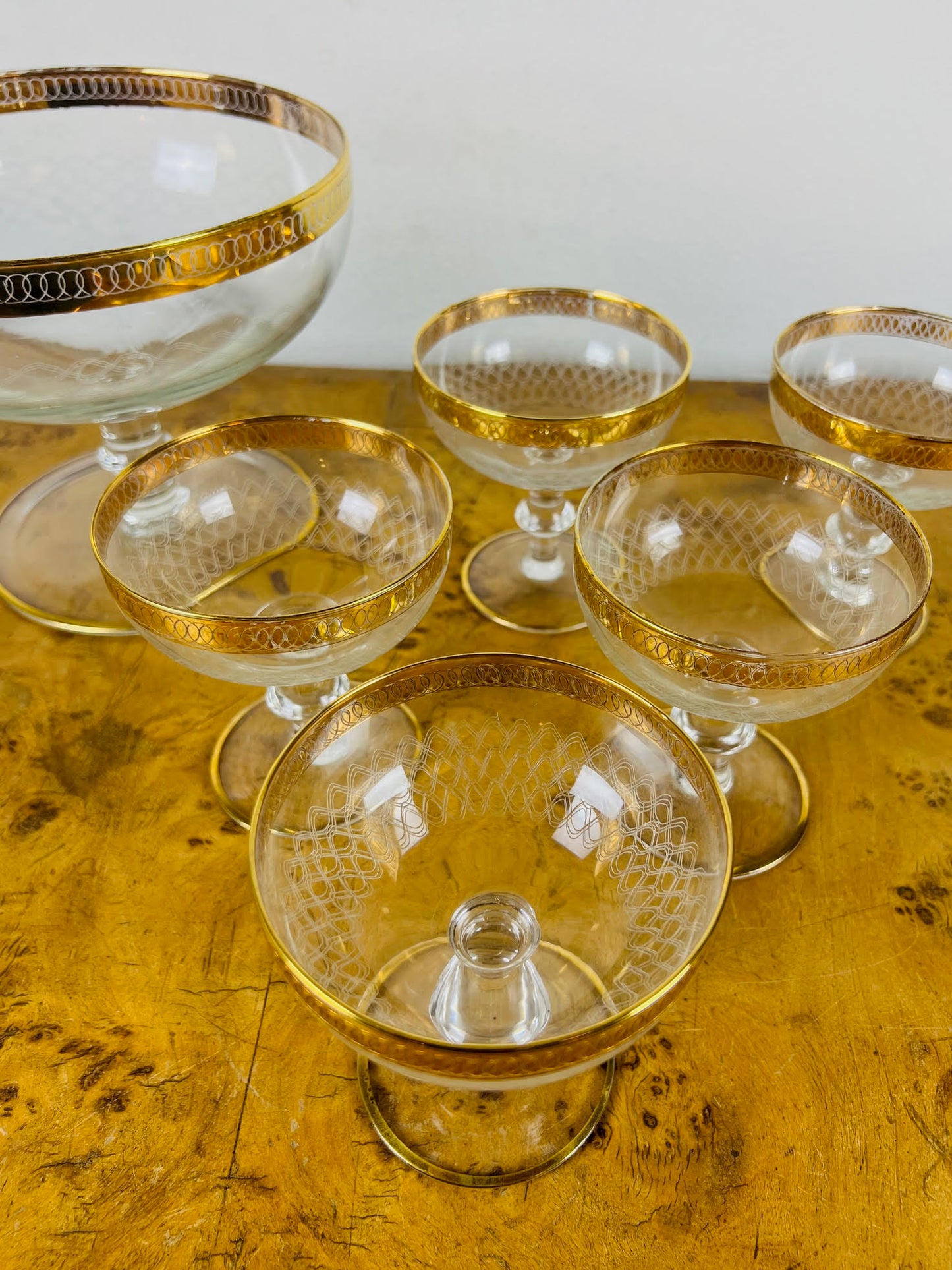Italian cocktail glasses